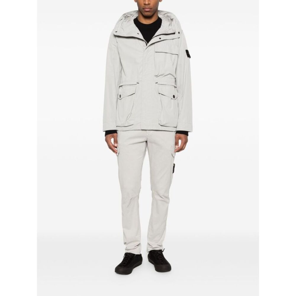 Stone Island Men's Logo Cotton Crewneck Sweater - Picture 5 of 5